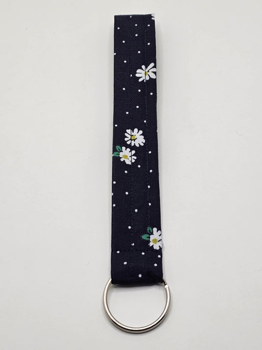 Midnight Daisy wristlet